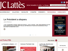 Tablet Screenshot of editions-jclattes.fr